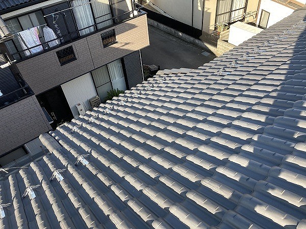 屋根瓦の全体状況